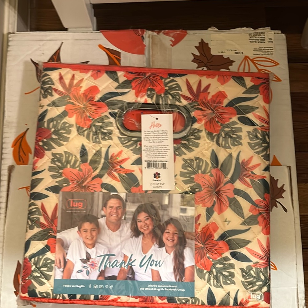 Cargo 2pc Collapsible Cube Bins  lush Luau from fall box

set of 2 bins